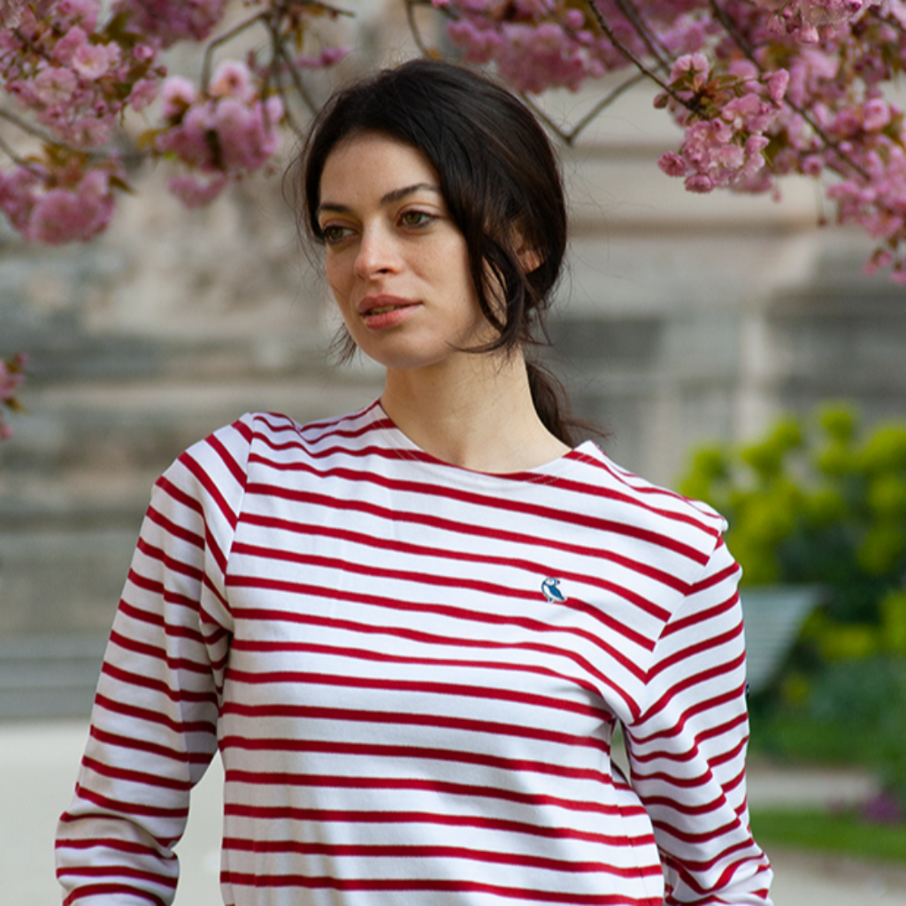 Marinière Originale - Femme Rouge - Gauvain Paris -GV-PR-H-R-0-GV-PR-H-R-1-GV-PR-H-R-2-GV-PR-H-R-3-GV-PR-H-R-4